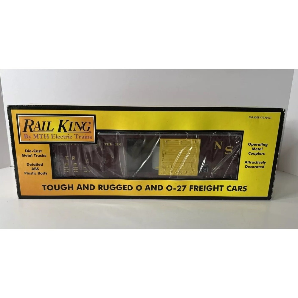 MTH Railking Norfolk Southern 50 ft Modern Box Car Item 30-74209 NEW/ FAC SEALED